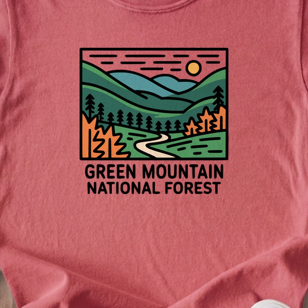 Green Mountain National Forest Kids Cotton T-Shirt