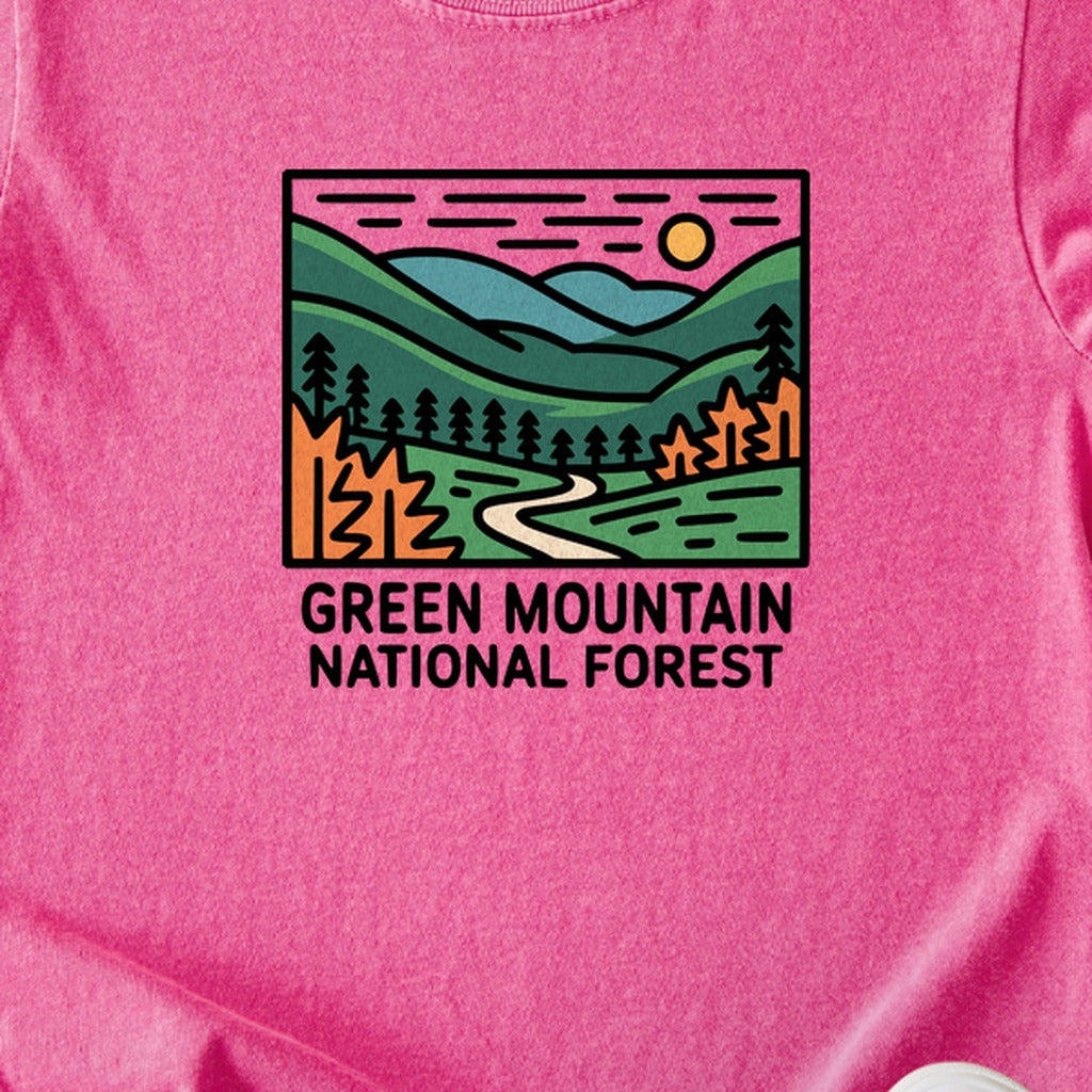 Green Mountain National Forest Kids Cotton T-Shirt