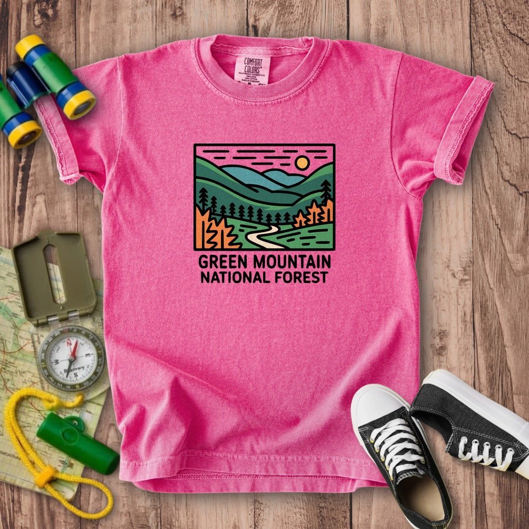 Green Mountain National Forest Kids Cotton T-Shirt