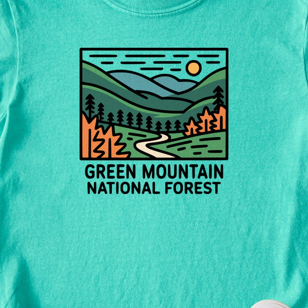 Green Mountain National Forest Kids Cotton T-Shirt