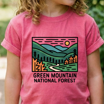 Green Mountain National Forest Kids Cotton T-Shirt