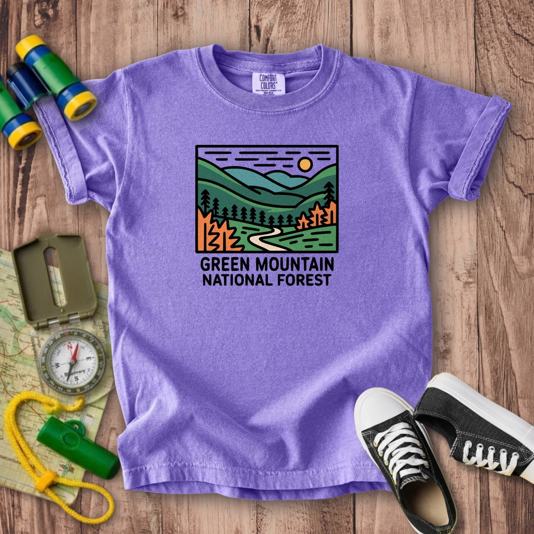 Green Mountain National Forest Kids Cotton T-Shirt