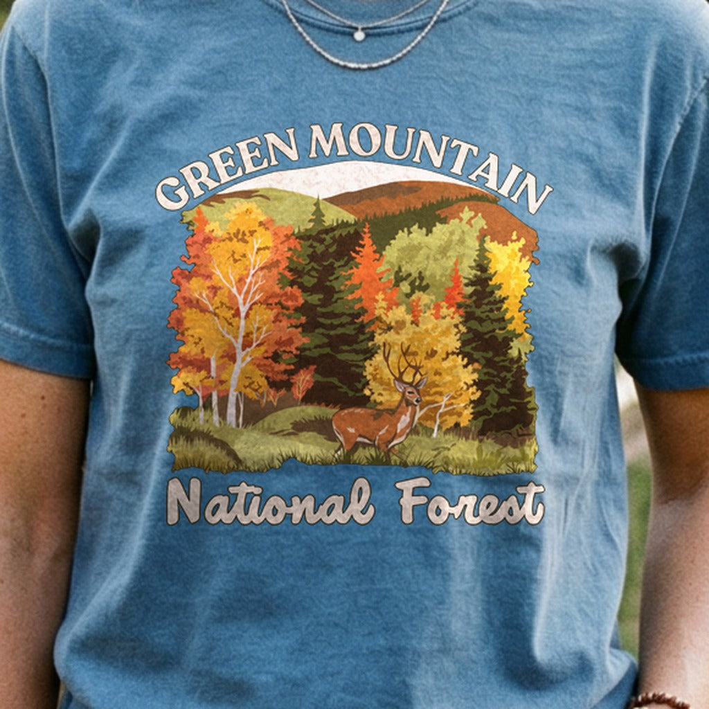 Green Mountain National Forest 2 Cotton T-Shirt