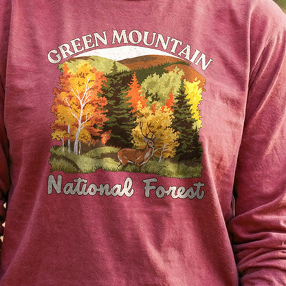 Green Mountain National Forest 2 Cotton Long Sleeve