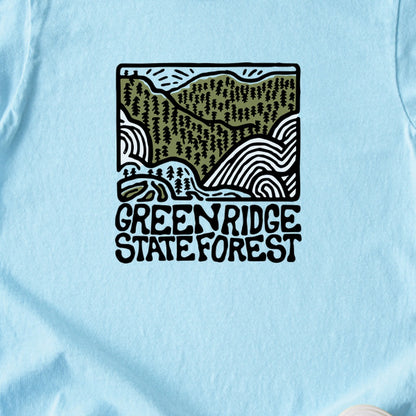 Green Ridge State Forest Tree Kids Cotton T-Shirt