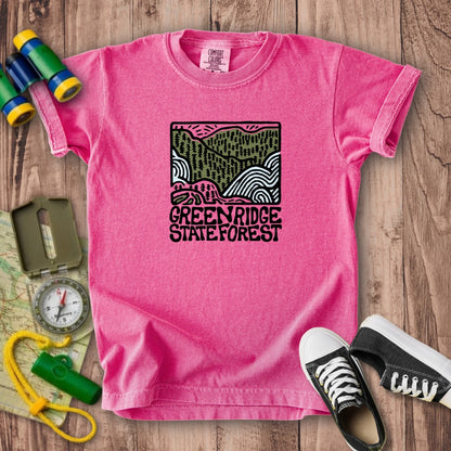 Green Ridge State Forest Tree Kids Cotton T-Shirt