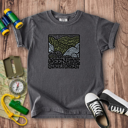 Green Ridge State Forest Tree Kids Cotton T-Shirt