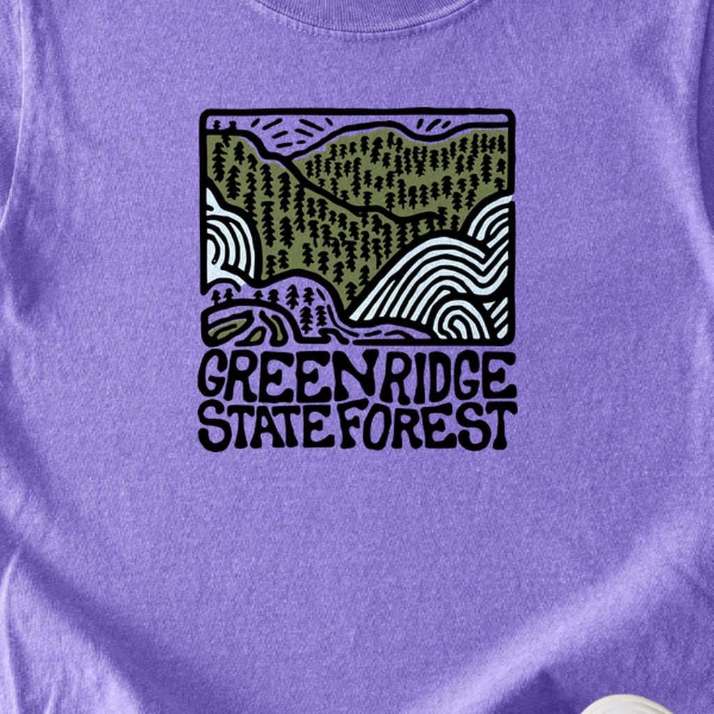 Green Ridge State Forest Tree Kids Cotton T-Shirt