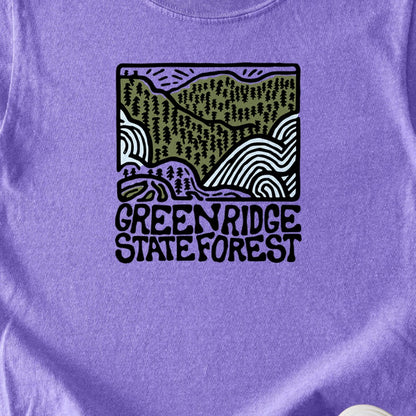 Green Ridge State Forest Tree Kids Cotton T-Shirt
