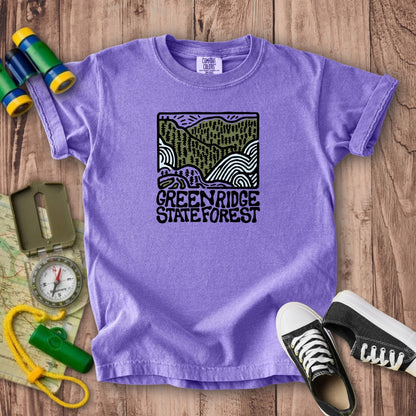Green Ridge State Forest Tree Kids Cotton T-Shirt