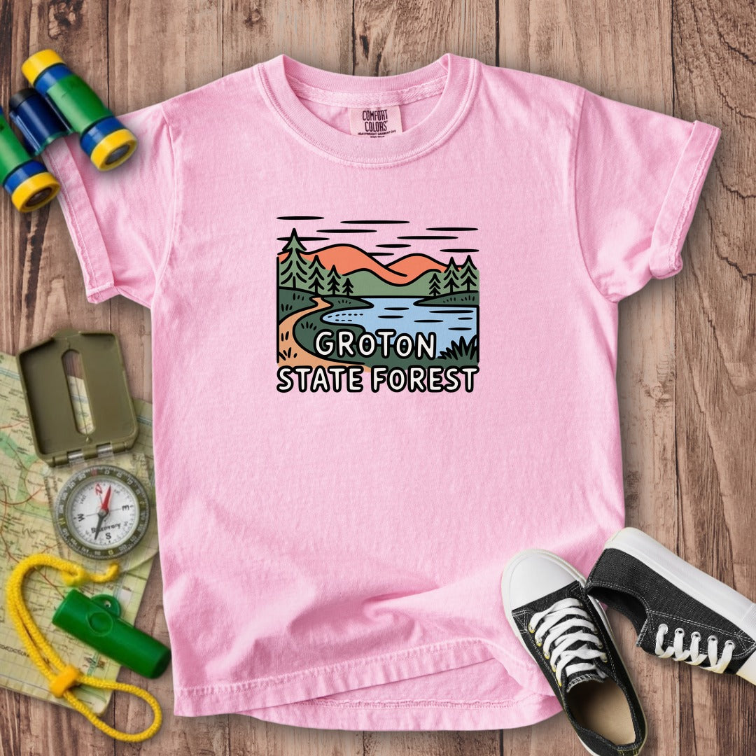 Groton State Forest Kids Cotton T-Shirt