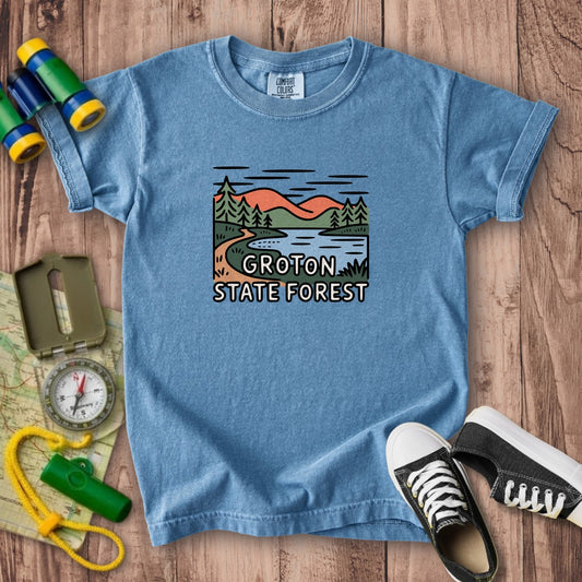 Groton State Forest Kids Cotton T-Shirt