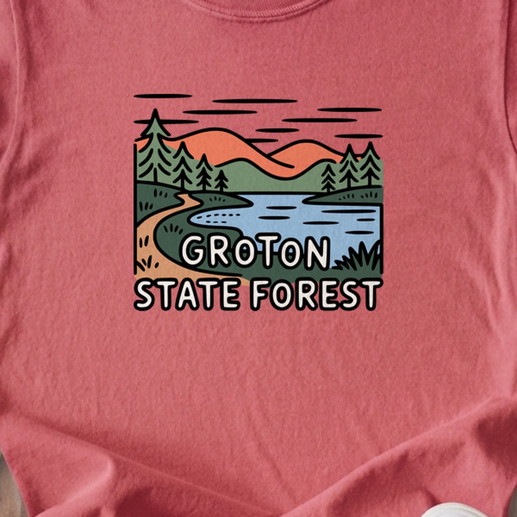 Groton State Forest Kids Cotton T-Shirt