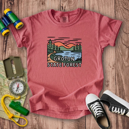 Groton State Forest Kids Cotton T-Shirt