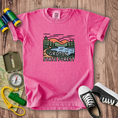 Groton State Forest Kids Cotton T-Shirt