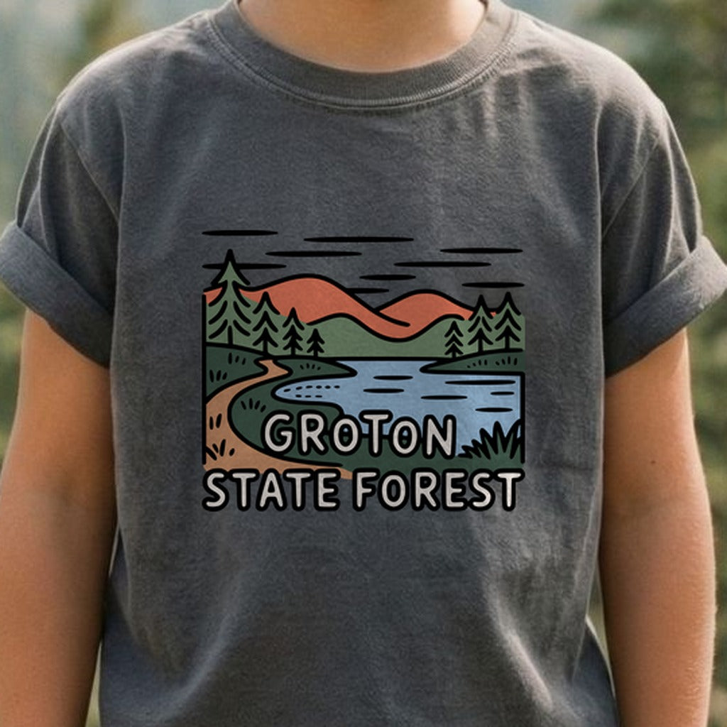 Groton State Forest Kids Cotton T-Shirt