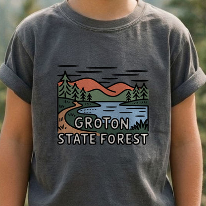 Groton State Forest Kids Cotton T-Shirt