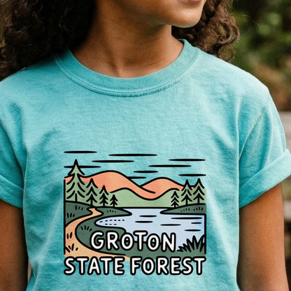Groton State Forest Kids Cotton T-Shirt
