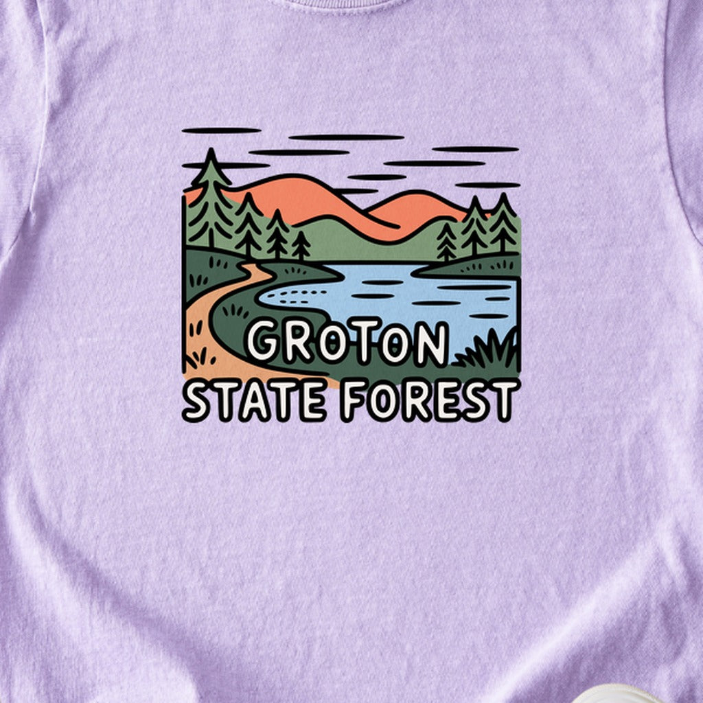 Groton State Forest Kids Cotton T-Shirt
