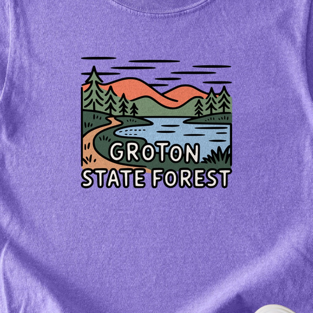 Groton State Forest Kids Cotton T-Shirt