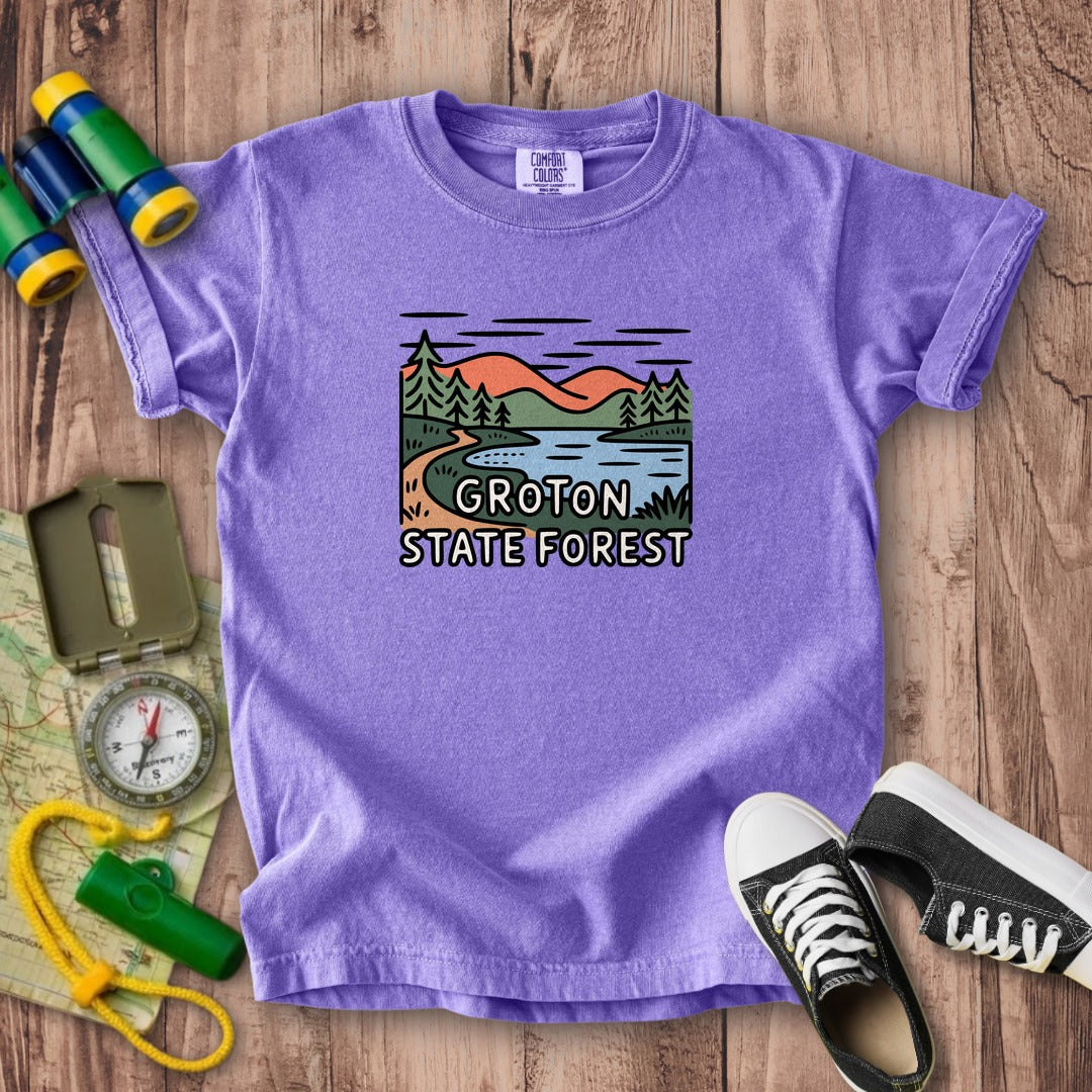 Groton State Forest Kids Cotton T-Shirt