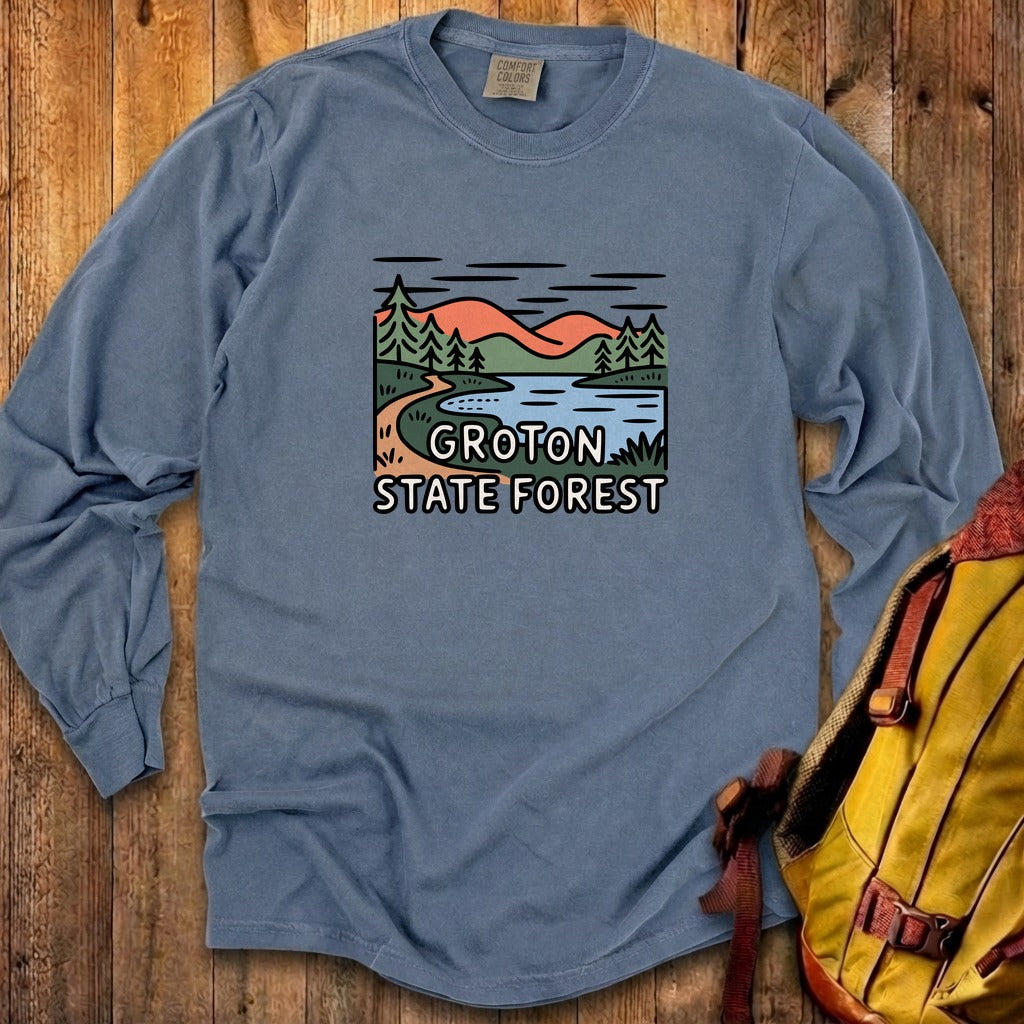 Groton State Forest Cotton Long Sleeve