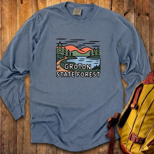 Groton State Forest Cotton Long Sleeve