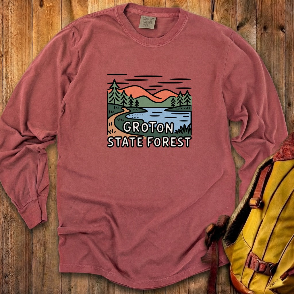 Groton State Forest Cotton Long Sleeve