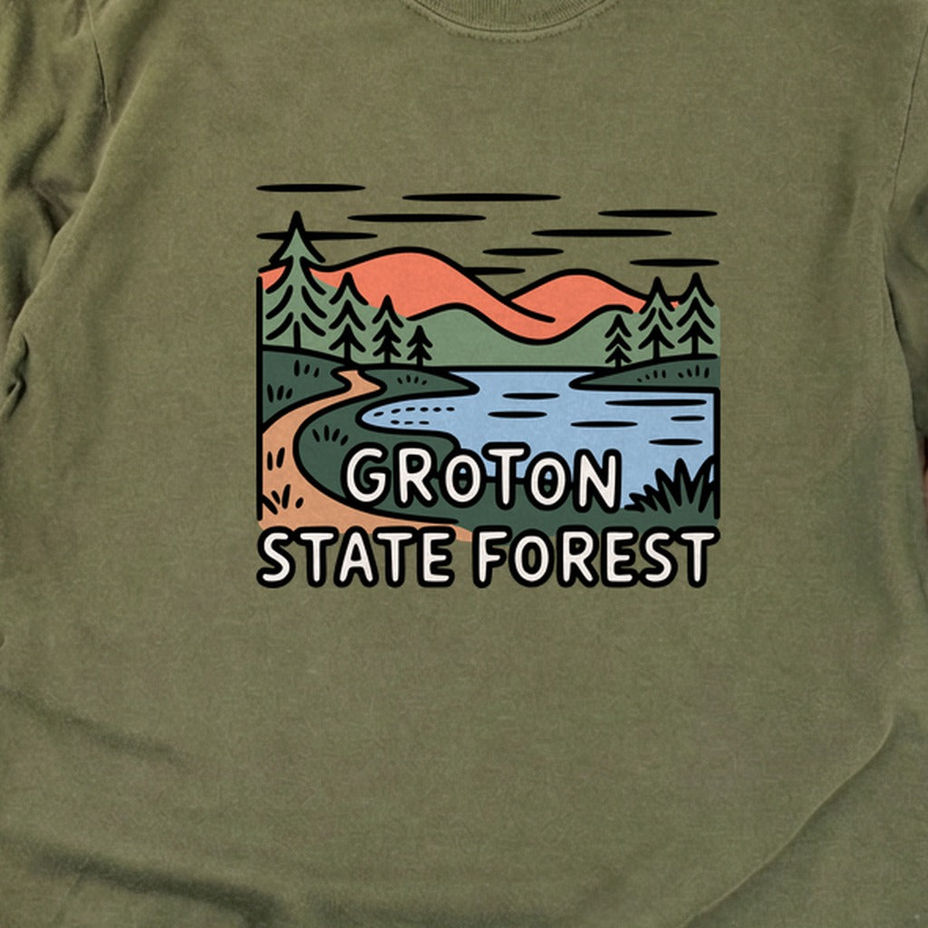 Groton State Forest Cotton Long Sleeve