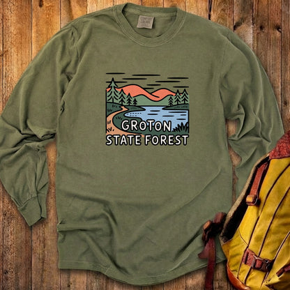 Groton State Forest Cotton Long Sleeve