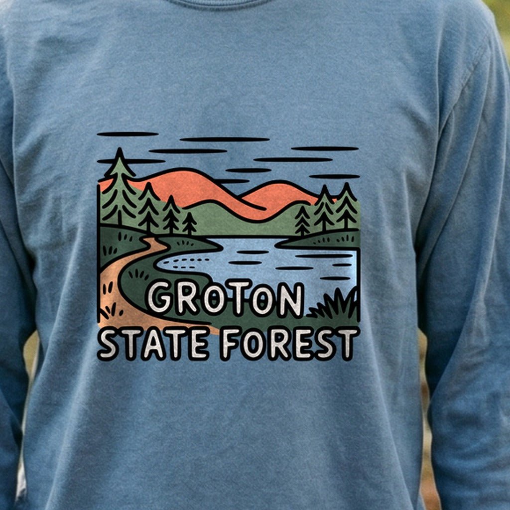 Groton State Forest Cotton Long Sleeve