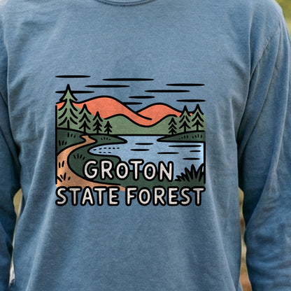 Groton State Forest Cotton Long Sleeve
