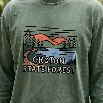 Groton State Forest Cotton Long Sleeve