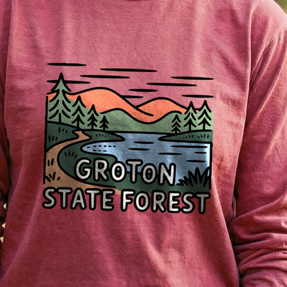 Groton State Forest Cotton Long Sleeve