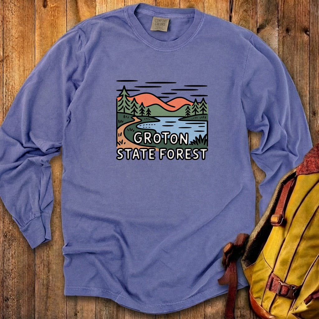 Groton State Forest Cotton Long Sleeve