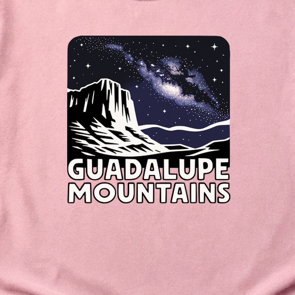Guadalupe Mountains at Night Cotton T-Shirt