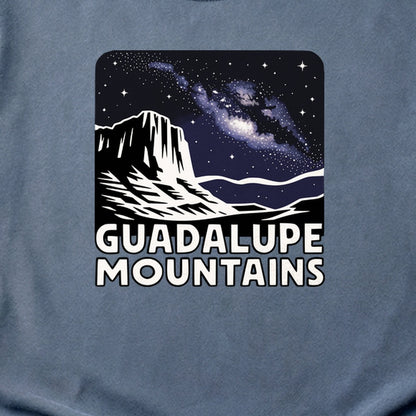Guadalupe Mountains at Night Cotton T-Shirt