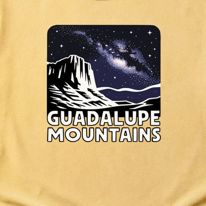 Guadalupe Mountains at Night Cotton T-Shirt