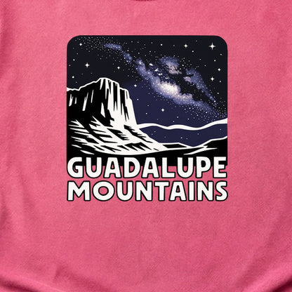 Guadalupe Mountains at Night Cotton T-Shirt