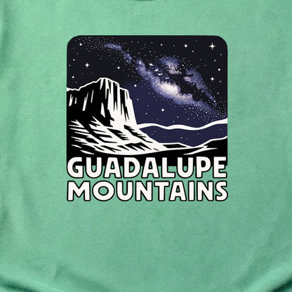 Guadalupe Mountains at Night Cotton T-Shirt