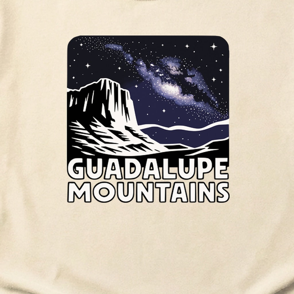 Guadalupe Mountains at Night Cotton T-Shirt