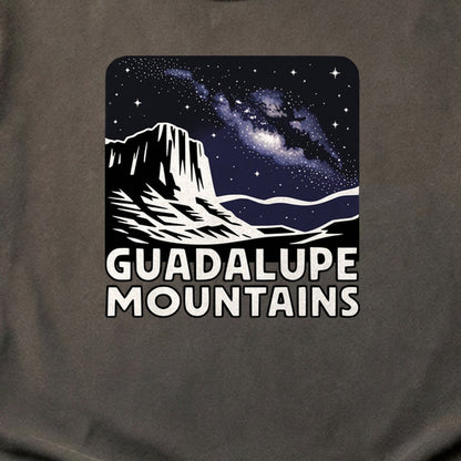 Guadalupe Mountains at Night Cotton T-Shirt