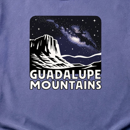 Guadalupe Mountains at Night Cotton T-Shirt
