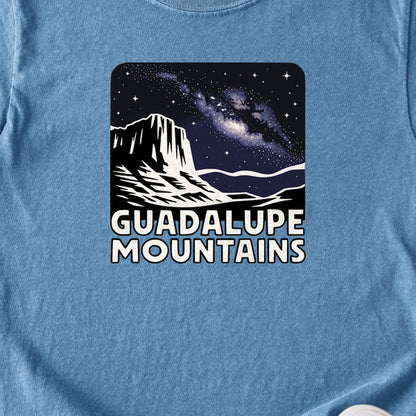 Guadalupe Mountains at Night Kids Cotton T-Shirt