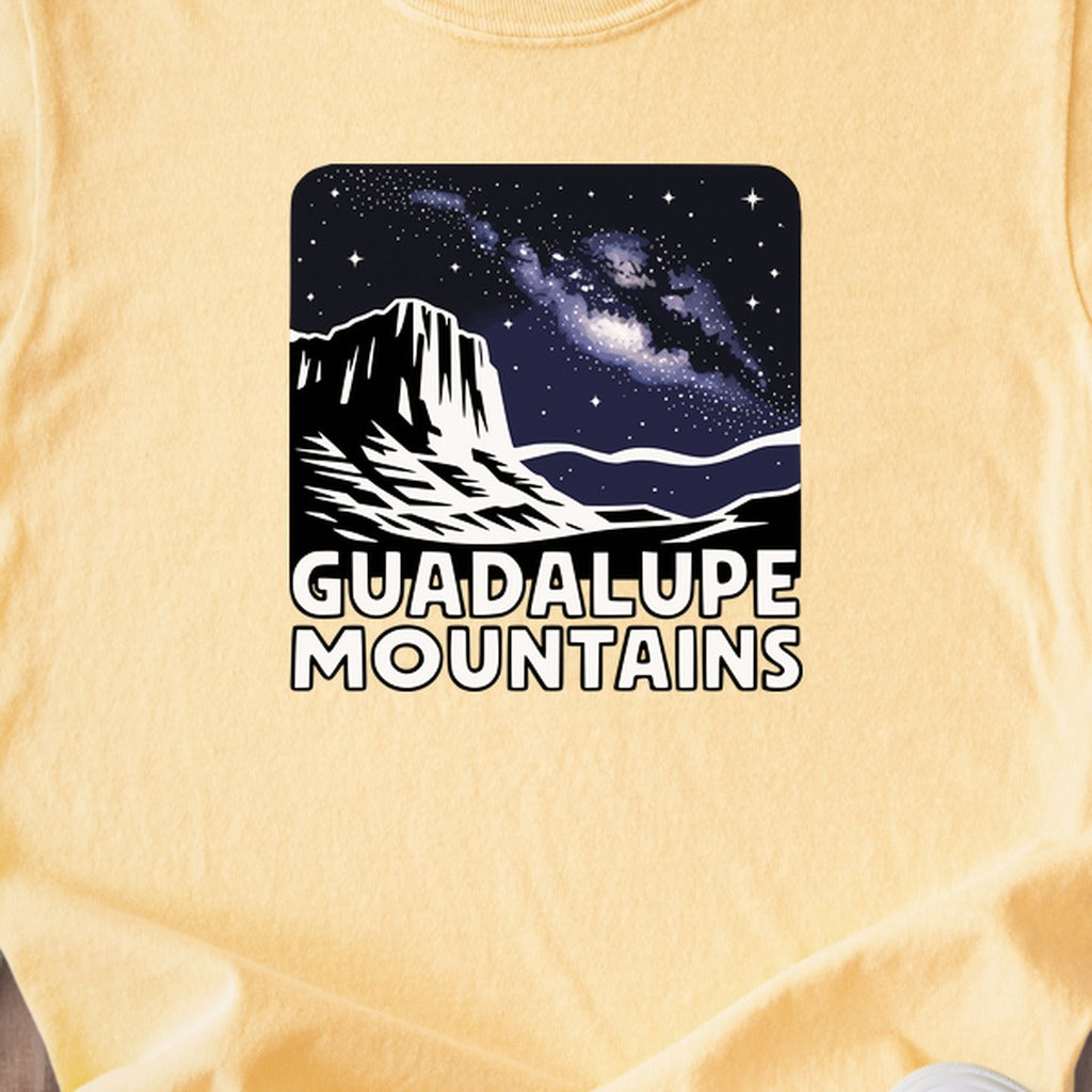 Guadalupe Mountains at Night Kids Cotton T-Shirt