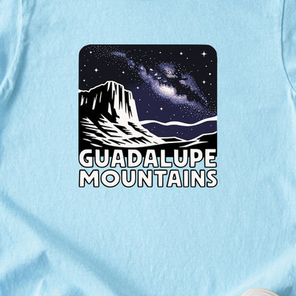 Guadalupe Mountains at Night Kids Cotton T-Shirt