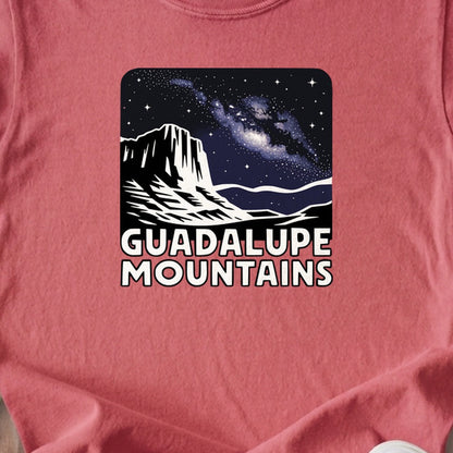 Guadalupe Mountains at Night Kids Cotton T-Shirt