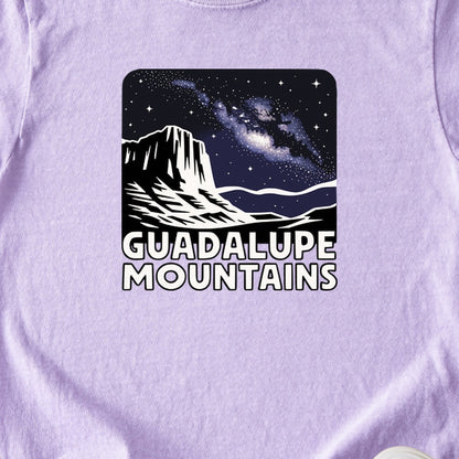 Guadalupe Mountains at Night Kids Cotton T-Shirt