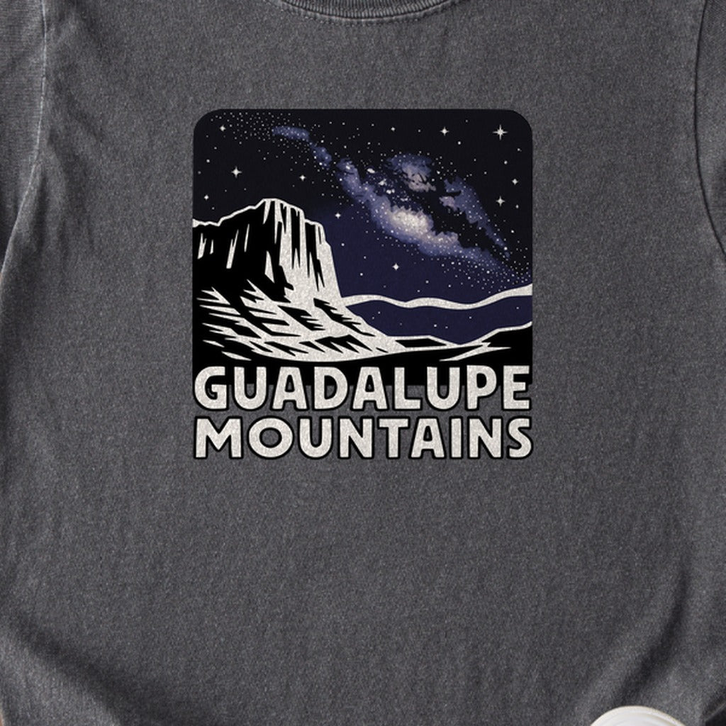 Guadalupe Mountains at Night Kids Cotton T-Shirt