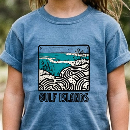 Gulf Islands National Seashore Kids Cotton T-Shirt